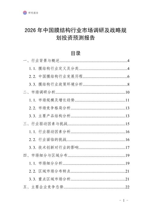 2026年中国膜结构行业市场调研及战略规划投资预测报告.docx